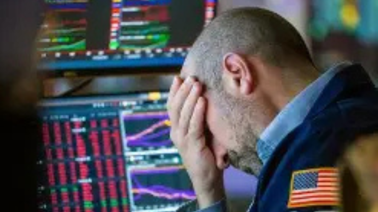 US Stocks market fall chart”